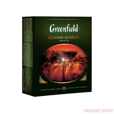 Гринфилд Кения, 100 пак. — Интернет-магазин доставки продуктов и воды ВКУСНЫЙ