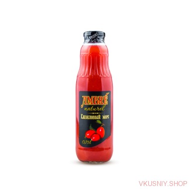 Морс Кизиловый 0,75л — Интернет-магазин доставки продуктов и воды ВКУСНЫЙ