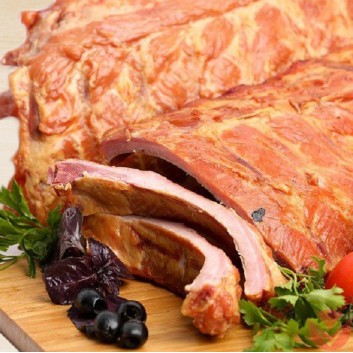 Рёбра копчёные 0,5 кг — Интернет-магазин доставки продуктов и воды ВКУСНЫЙ