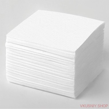 Салфетки 24х24см, бел 90шт/уп — Интернет-магазин доставки продуктов и воды ВКУСНЫЙ