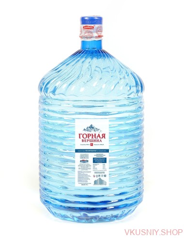 Вода &quot;Горная вершина&quot; 19л, ПЭТ — Интернет-магазин доставки продуктов и воды ВКУСНЫЙ