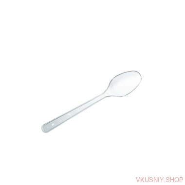 Ложка чайная Премиум прозрачная, 100 шт — Интернет-магазин доставки продуктов и воды ВКУСНЫЙ