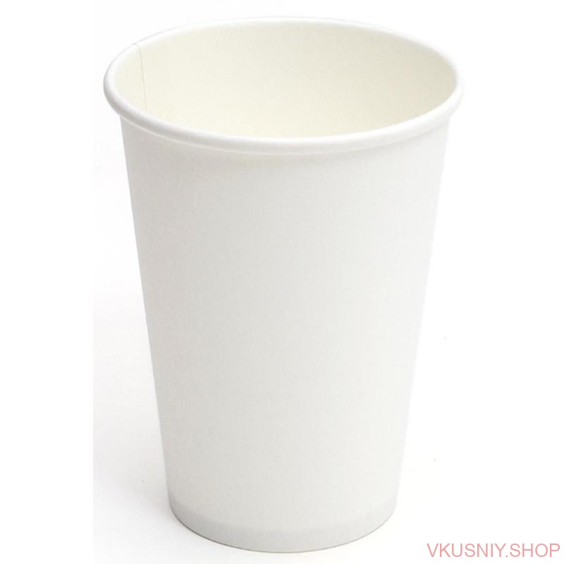 Стакан бум. 250мл, 50 шт фото 1 — Интернет-магазин доставки продуктов и воды ВКУСНЫЙ