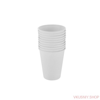 Стакан бум. 350мл, 30 шт — Интернет-магазин доставки продуктов и воды ВКУСНЫЙ