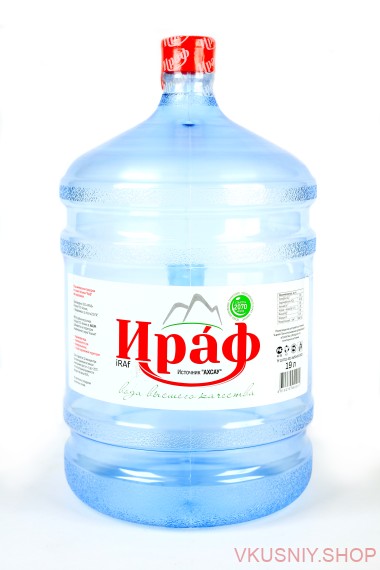 Вода &quot;ИРАФ&quot; 19л  ПЭТ — Интернет-магазин доставки продуктов и воды ВКУСНЫЙ