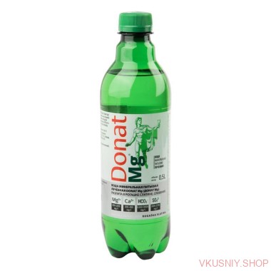 "Донат Магний" 0,5 л газ ПЭТ &mdash; Интернет-магазин доставки продуктов и воды ВКУСНЫЙ