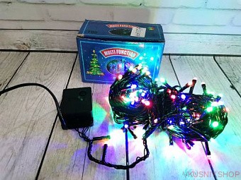 Гирлянда ТМ "BIKSON"100 ламп LED разноцвет 13м фото 1 — Интернет-магазин доставки продуктов и воды ВКУСНЫЙ