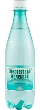 "Новотерская" Целебная 0,5л  газ ПЭТ фото 1 — Интернет-магазин доставки продуктов и воды ВКУСНЫЙ