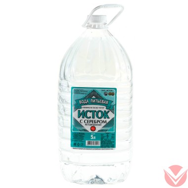 Вода "Исток" с серебром негаз, 5л &mdash; Интернет-магазин доставки продуктов и воды ВКУСНЫЙ