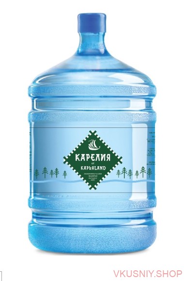 Вода   «Карелия от КарьяLand», 19л ПЭТ — Интернет-магазин доставки продуктов и воды ВКУСНЫЙ