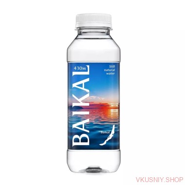 Вода &quot;Байкал 430м Глубинная&quot; негаз. 0,45л ПЭТ (12 шт/уп) — Интернет-магазин доставки продуктов и воды ВКУСНЫЙ