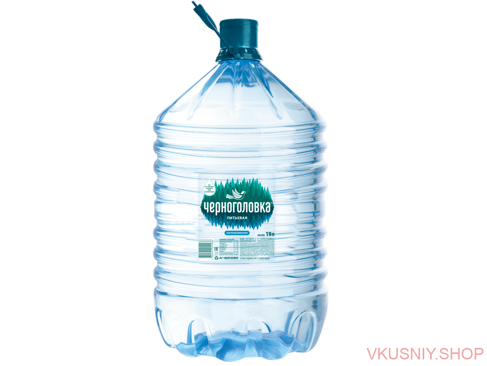 Вода "Черноголовка" 19 л в одноразовой таре фото 1 — Интернет-магазин доставки продуктов и воды ВКУСНЫЙ