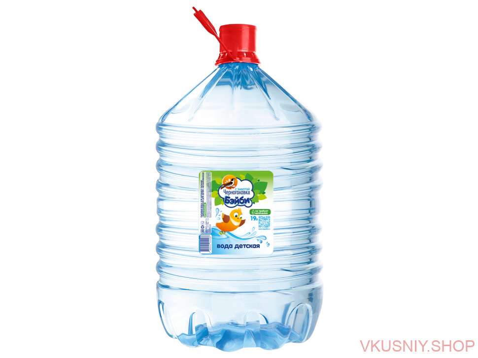 Вода  детская ЧЕРНОГОЛОВКА Бэйби 19 л фото 1 — Интернет-магазин доставки продуктов и воды ВКУСНЫЙ