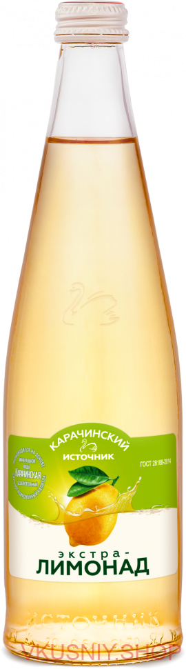 Напиток "Экстра-Лимонад" 0,5л Стекло фото 1 — Интернет-магазин доставки продуктов и воды ВКУСНЫЙ