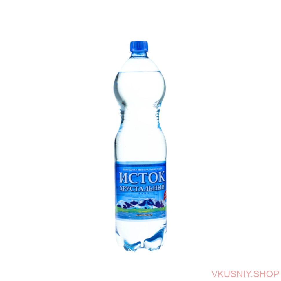 "Хрустальный исток плюс" 1,5л газ фото 1 — Интернет-магазин доставки продуктов и воды ВКУСНЫЙ