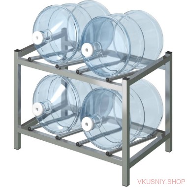 Стеллаж для воды на 4 бут — Интернет-магазин доставки продуктов и воды ВКУСНЫЙ