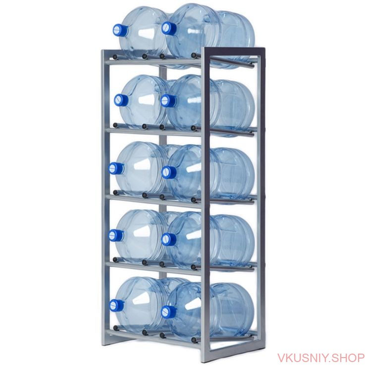 Стеллаж для воды на 10 бут фото 1 — Интернет-магазин доставки продуктов и воды ВКУСНЫЙ