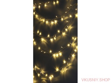 Гирлянда уличная ЭРА ENON-5B Нить, 5 м, теплый свет — Интернет-магазин доставки продуктов и воды ВКУСНЫЙ