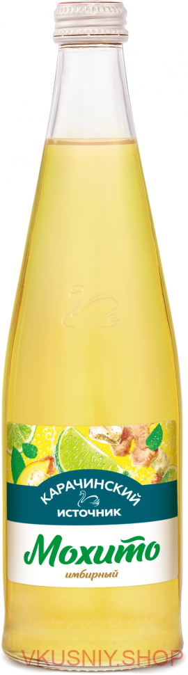 Напиток "Мохито имбирный" 0,5л Стекло фото 1 — Интернет-магазин доставки продуктов и воды ВКУСНЫЙ
