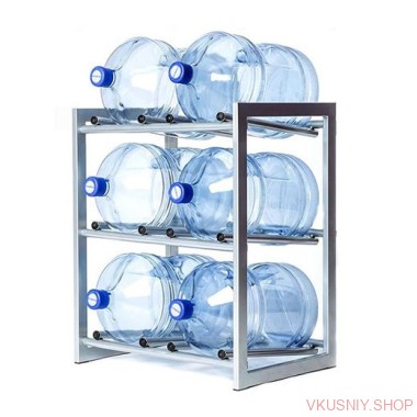Стеллаж для воды на 6 бут — Интернет-магазин доставки продуктов и воды ВКУСНЫЙ