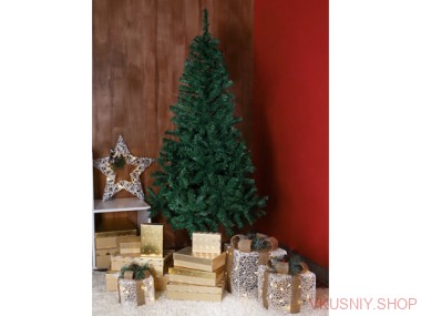 Елка искусственная, ярко-зелёная 180 см. 500веток — Интернет-магазин доставки продуктов и воды ВКУСНЫЙ