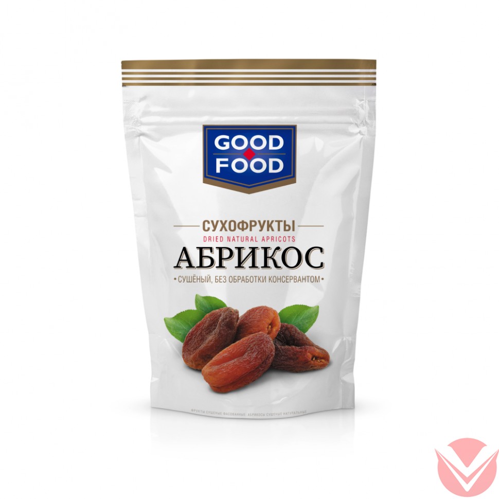 Курага натуральная GOOD FOOD, 200г фото 1 — Интернет-магазин доставки продуктов и воды ВКУСНЫЙ