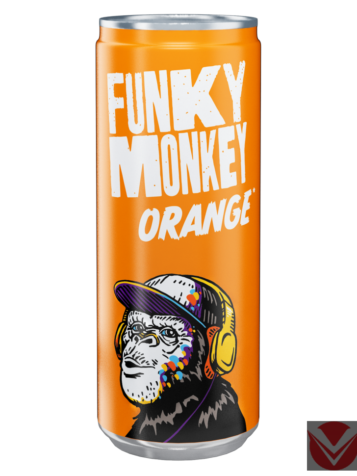 Напиток Funky Monkey Orange. Funky Monkey Orange 0.33. Напиток б/а Фанки манки оранж 0,33л*12 ж/б. Фанки манки Орендж. Манки 0.7