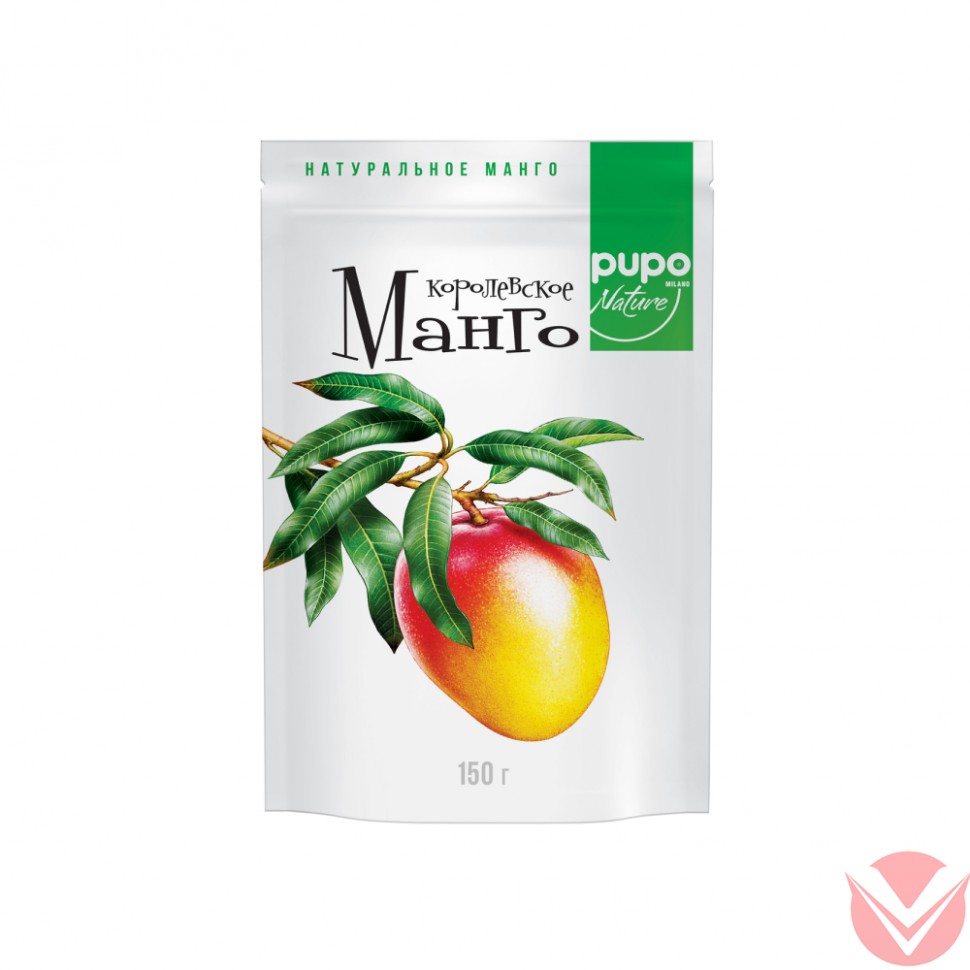 Фрукты PUPO сушеные Манго королевское, 150г фото 1 — Интернет-магазин доставки продуктов и воды ВКУСНЫЙ