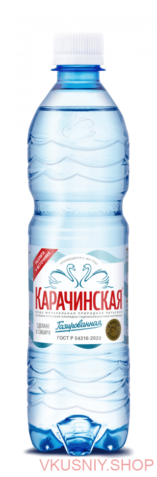 Вода "Карачинская" 0,5л ПЭТ фото 1 &mdash; Интернет-магазин доставки продуктов и воды ВКУСНЫЙ