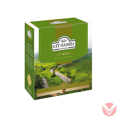 Ахмад зеленый 100х2г. — Интернет-магазин доставки продуктов и воды ВКУСНЫЙ