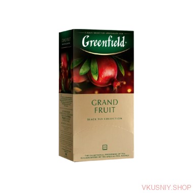 Гринфилд Гранд фрут, 25 пак — Интернет-магазин доставки продуктов и воды ВКУСНЫЙ