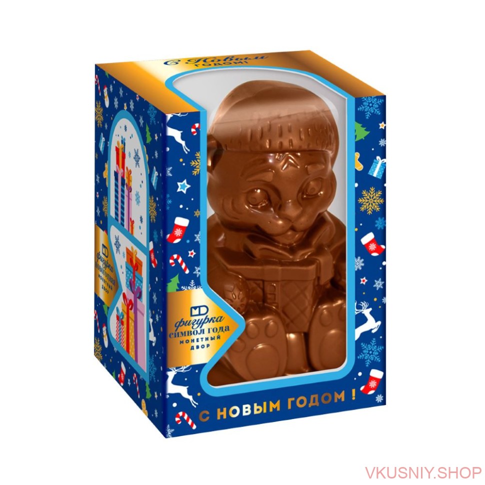 Шоколадная фигурка "Тигренок", 50 гр фото 1 — Интернет-магазин доставки продуктов и воды ВКУСНЫЙ