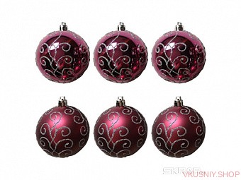 Набор шаров &quot;Традиции&quot; (6шт) 6см — Интернет-магазин доставки продуктов и воды ВКУСНЫЙ