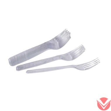 Вилка столовая Премиум прозрачная, 50 шт — Интернет-магазин доставки продуктов и воды ВКУСНЫЙ