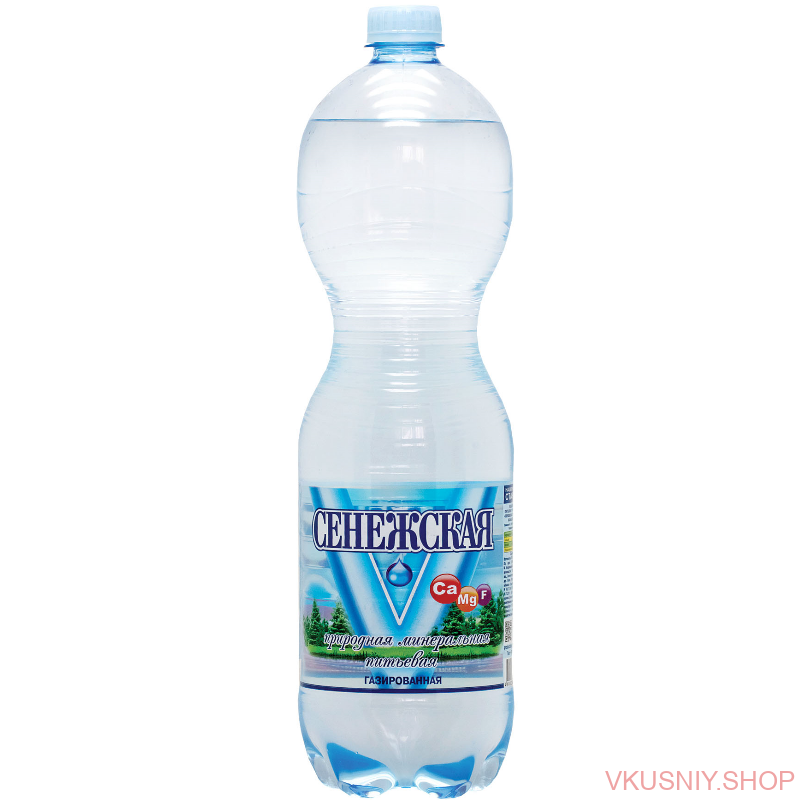 "Сенежская"  1,5 газ ПЭТ фото 1 — Интернет-магазин доставки продуктов и воды ВКУСНЫЙ