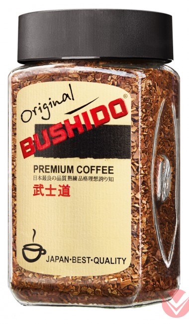 Кофе Bushido Original растворимый сублимированный, 100г — Интернет-магазин доставки продуктов и воды ВКУСНЫЙ