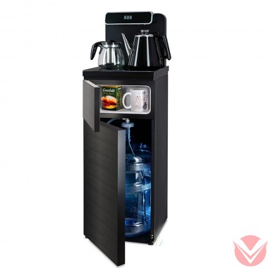 Кулер с чайным столиком Тиабар Ecotronic TB10-LNR black — Интернет-магазин доставки продуктов и воды ВКУСНЫЙ