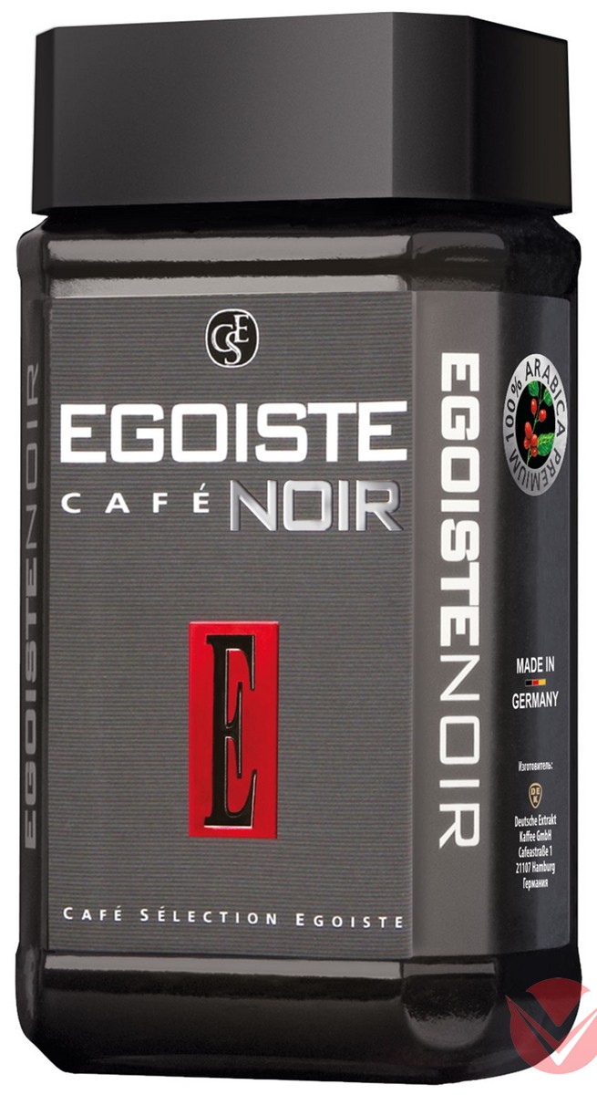 Заказать EGOISTE Кофе растворимый сублимированный NOIR 100г в