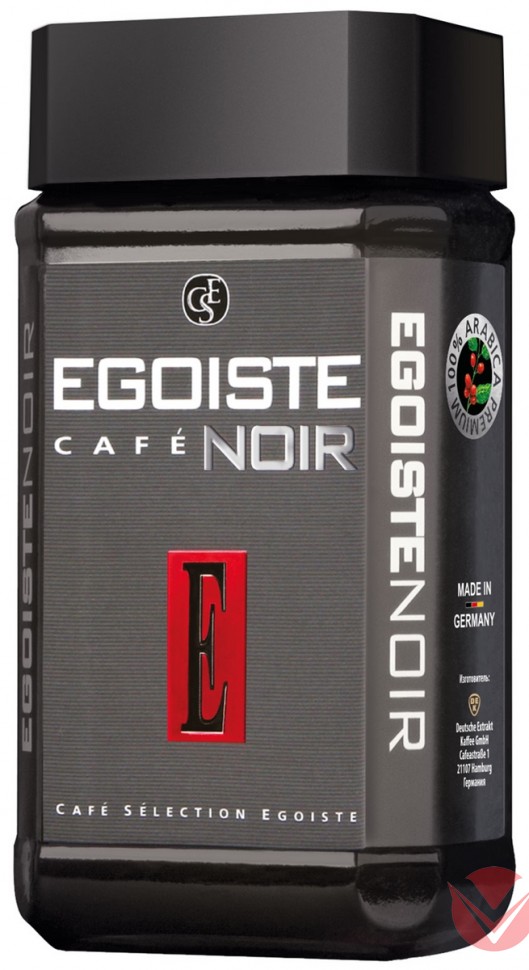 EGOISTE Кофе растворимый сублимированный NOIR 100г фото 1 — Интернет-магазин доставки продуктов и воды ВКУСНЫЙ EGOISTE Кофе растворимый сублимированный NOIR 100г фото 1 — Интернет-магазин доставки продуктов и воды ВКУСНЫЙ