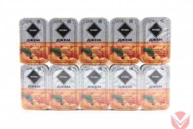 RIOBA Джем порционный Абрикос 20шт, 20г — Интернет-магазин доставки продуктов и воды ВКУСНЫЙ