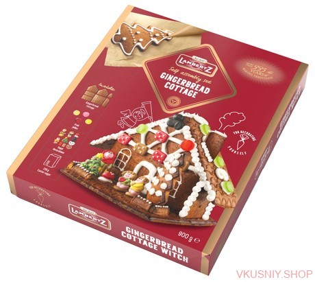 Пряничный домик Lambertz, 900 гр фото 1 &mdash; Интернет-магазин доставки продуктов и воды ВКУСНЫЙ