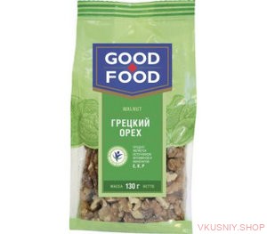 Грецкий орех Good-Food 130гр фото 1 &mdash; Интернет-магазин доставки продуктов и воды ВКУСНЫЙ