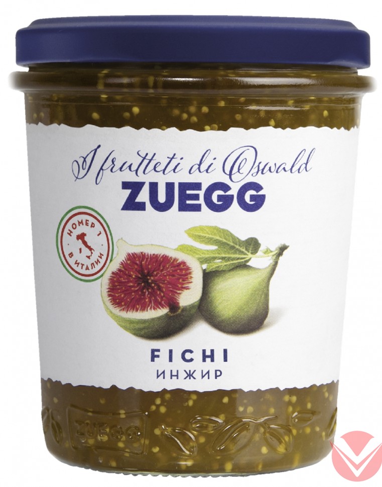 ZUEGG Конфитюр экстра Инжир, 330г фото 1 — Интернет-магазин доставки продуктов и воды ВКУСНЫЙ