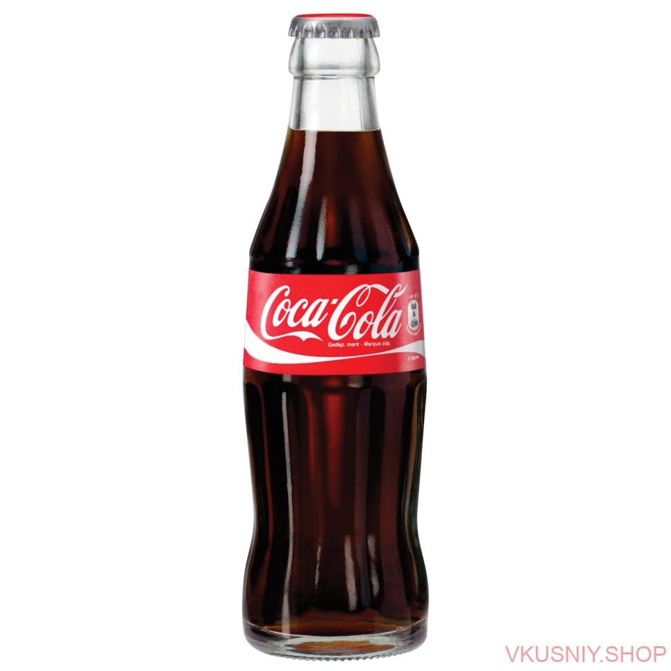 Кока-кола 0,33л, Стекло фото 1 — Интернет-магазин доставки продуктов и воды ВКУСНЫЙ