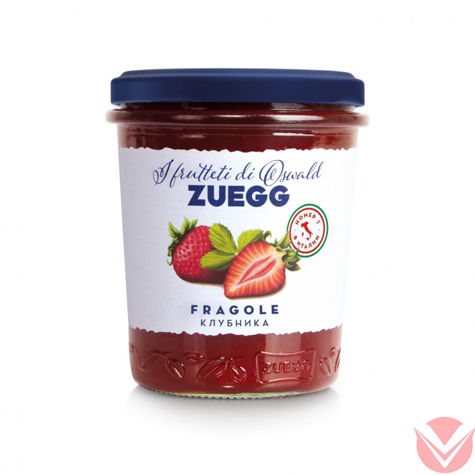 ZUEGG Конфитюр экстра Клубника, 320г фото 1 — Интернет-магазин доставки продуктов и воды ВКУСНЫЙ ZUEGG Конфитюр экстра Клубника, 320г фото 1 — Интернет-магазин доставки продуктов и воды ВКУСНЫЙ