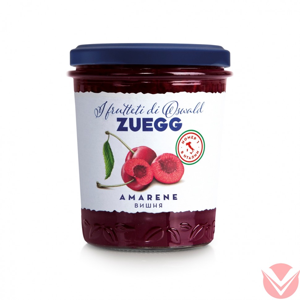ZUEGG Конфитюр экстра Вишня, 320г фото 1 — Интернет-магазин доставки продуктов и воды ВКУСНЫЙ