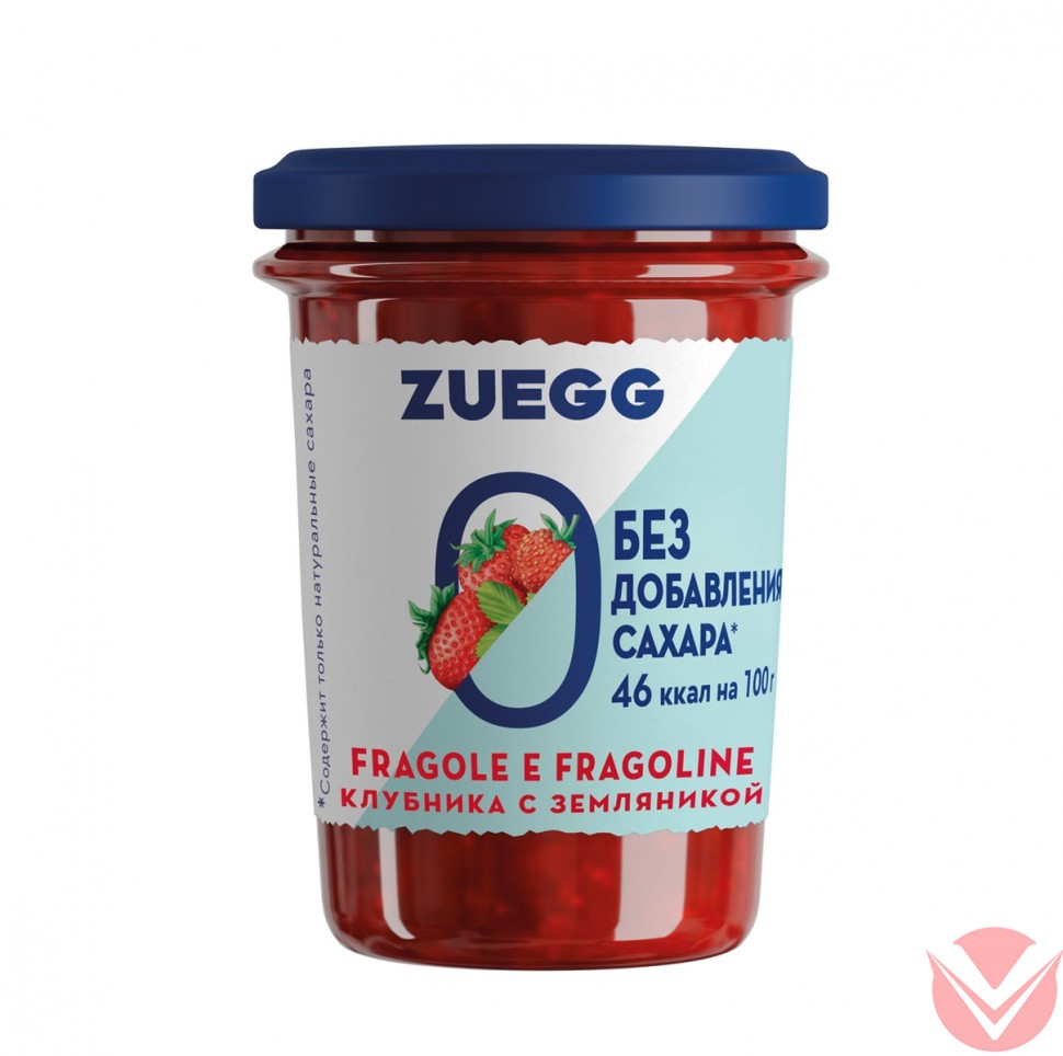 Конфитюр Zuegg Клубника-земляника без сахара, 220г - купить по цене от 270  руб. с бесплатной доставкой на дом или в офис в Москве и области |  Интернет-магазин «Вкусный»