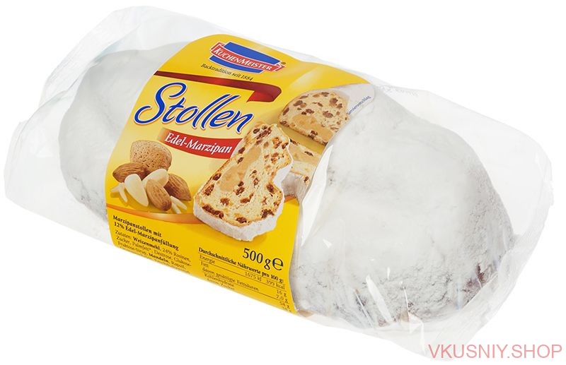 Рождественский кекс Штоллен фото 1 — Интернет-магазин доставки продуктов и воды ВКУСНЫЙ