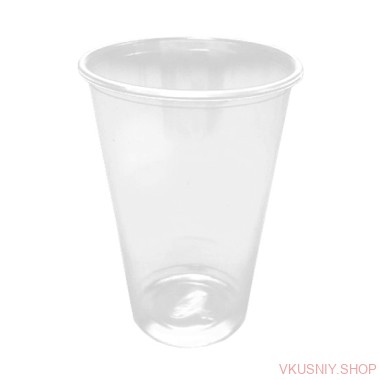 Стакан 330мл прозрачный, 50шт/уп — Интернет-магазин доставки продуктов и воды ВКУСНЫЙ