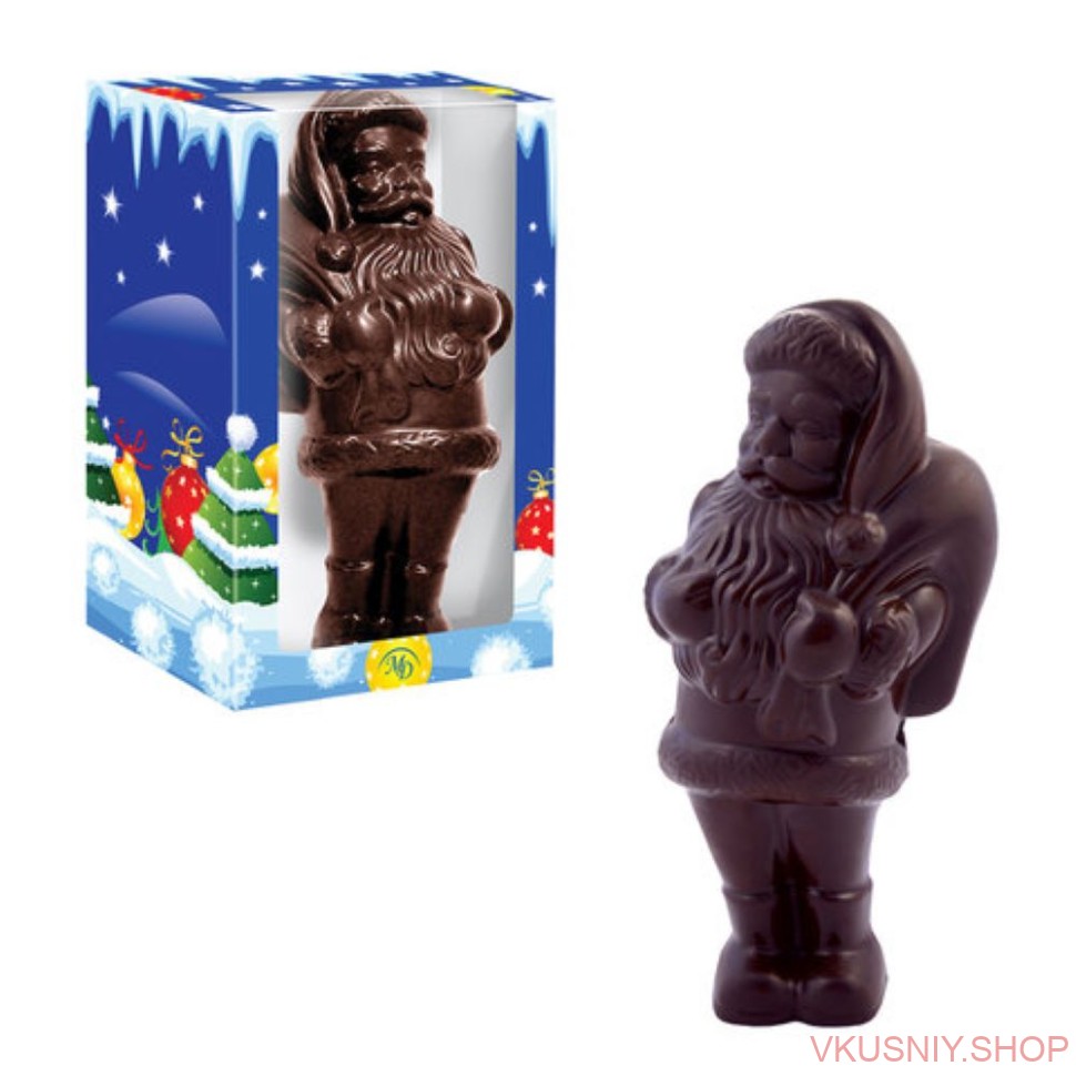 Шоколадная фигурка "Дед Мороз", 50 гр фото 1 — Интернет-магазин доставки продуктов и воды ВКУСНЫЙ